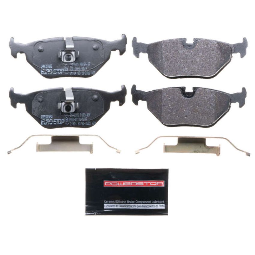 PowerStop ESP0905 EuroStop ECE-R90 Certified Brake Pad Set