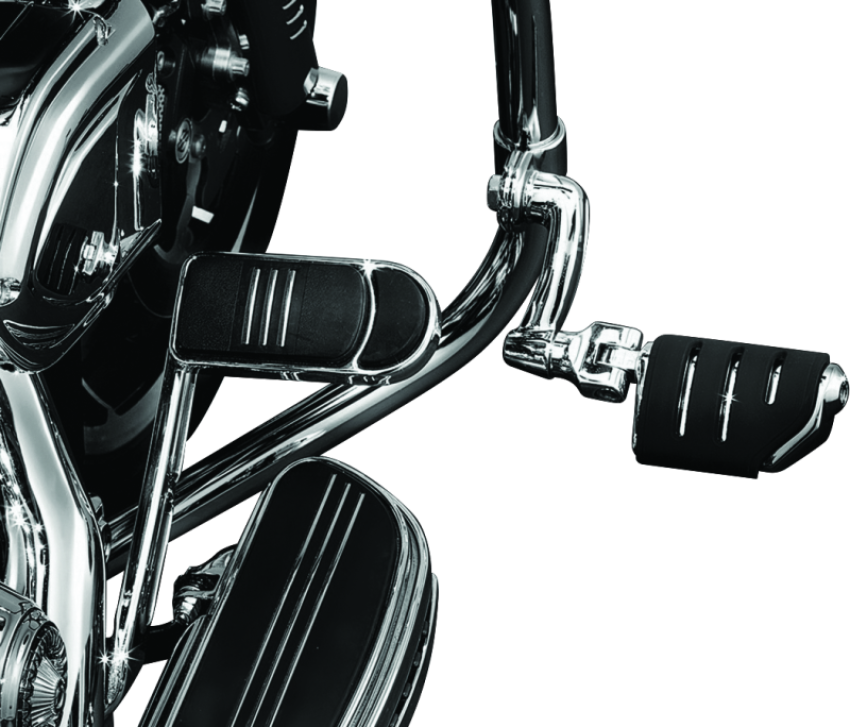 Kuryakyn 7555 Trident Dually Longhorn Offset  1-1/4inch Clamp Chrome