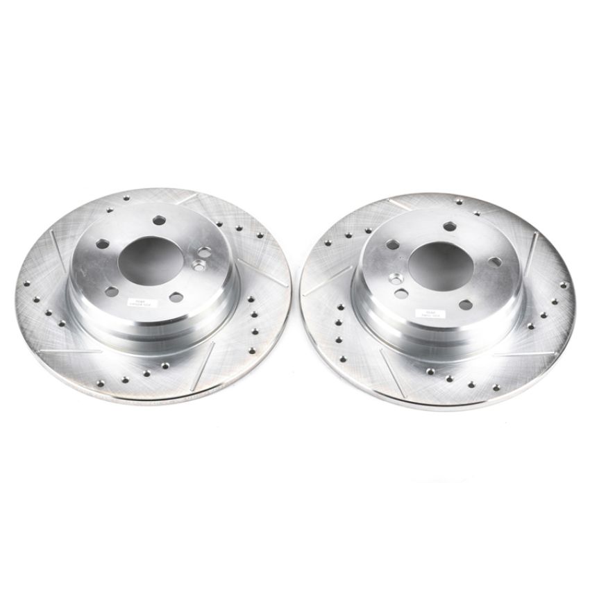 PowerStop EBR491XPR PowerStop Evolution Performance Drilled, Slotted & Plated Brake Rotor Pair