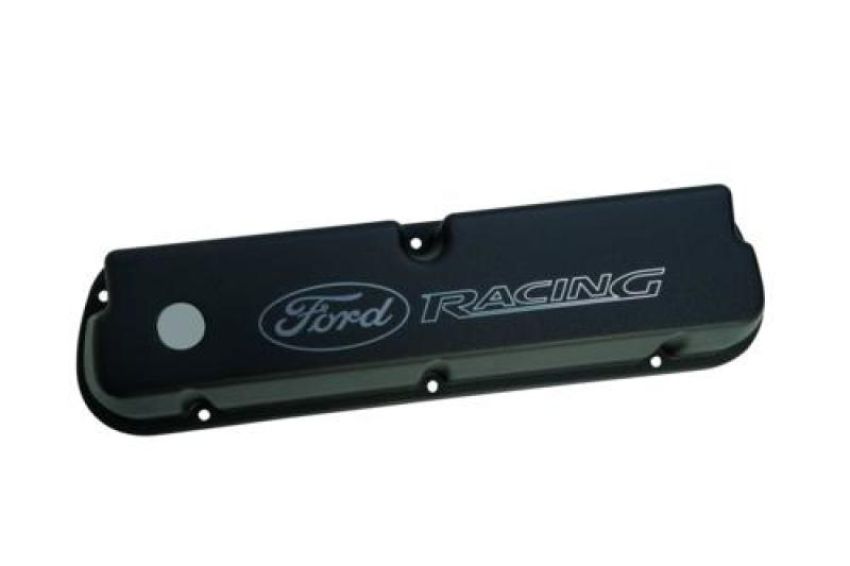FORD FRDM6582-LE302BK Valve Cover Set Aluminum 302 Black Laser Etched