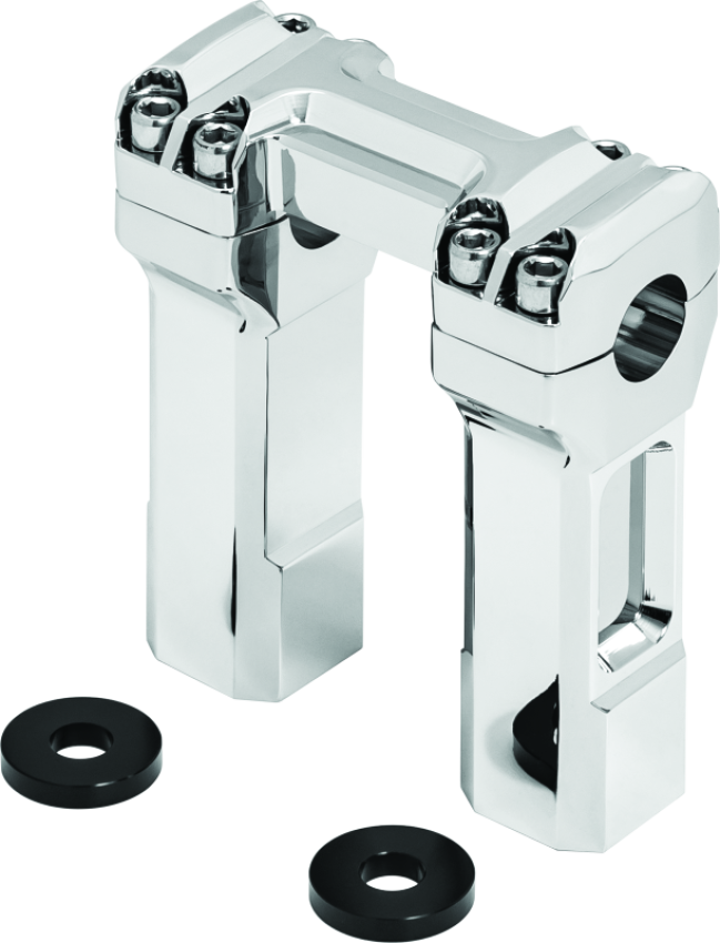 Kuryakyn 6133 5inch Billet Handlebar Risers Chrome