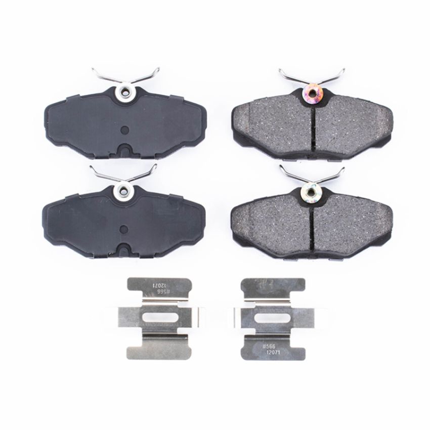 PowerStop 17-610 PowerStop - Z17 Low-Dust Ceramic Brake Pads with Hardware