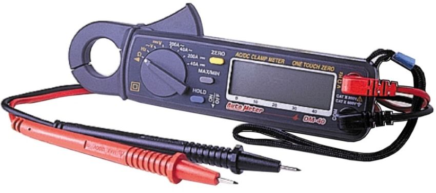 AutoMeter DM-40 AC/DC CURRENT CLAMP METER