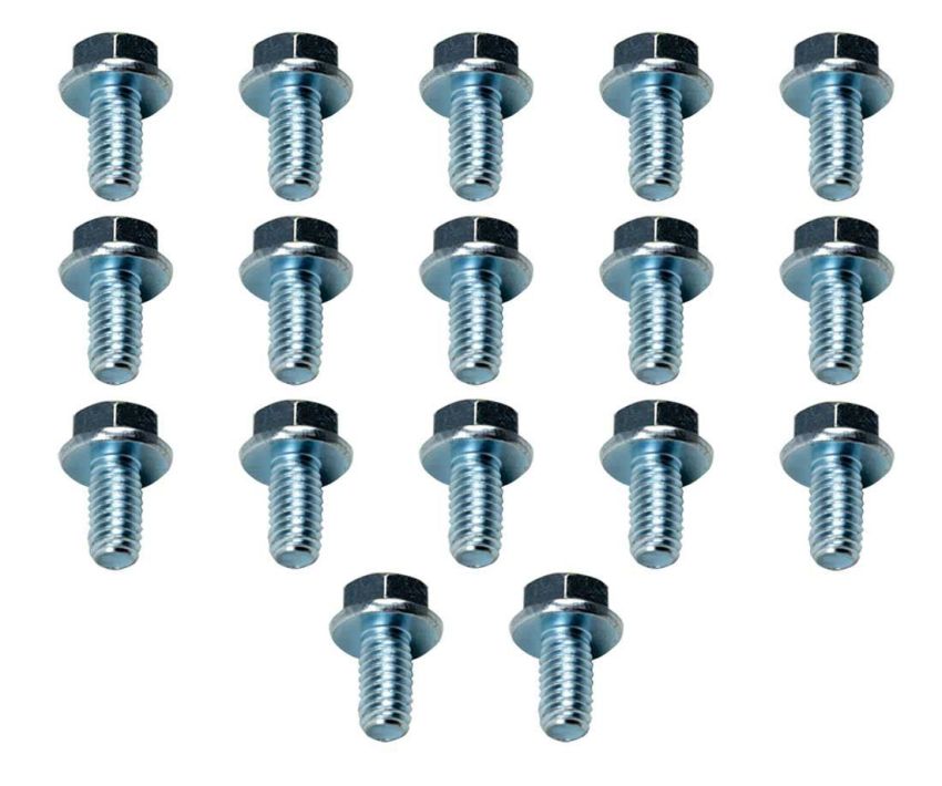 Moroso 38781 Ford C-6 Stamped Steel Transmission Pan Bolts - Set of 17