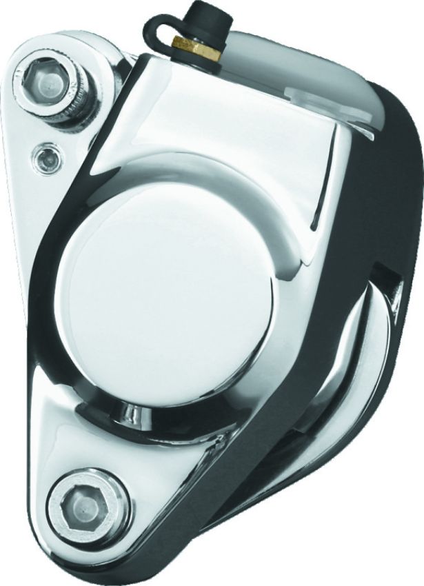 Bikers Choice 601730 84-99 Big Twin Chrome Front 2 Piston Caliper Assembly W/Pads Replaces H-D 44046-84C