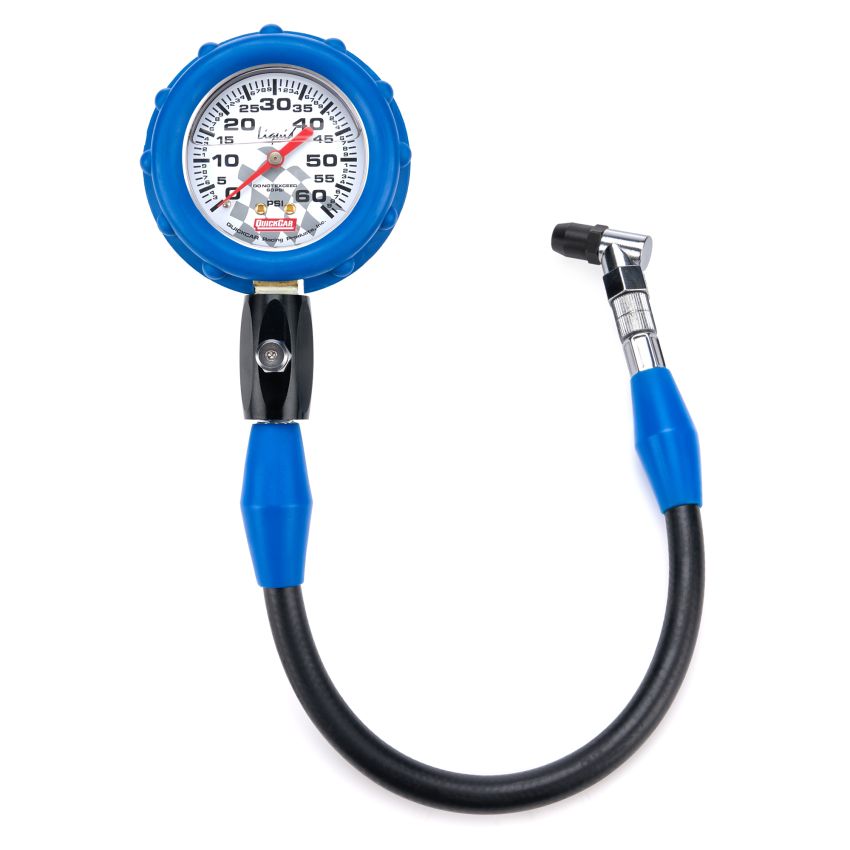 QUICKCAR RACING PRODUCTS QRP56-061 Tire Gauge 60 PSI Liquid Filled
