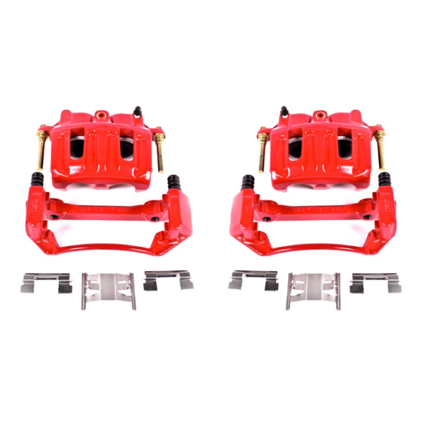 PowerStop S4750 Red Powder Coated Calipers