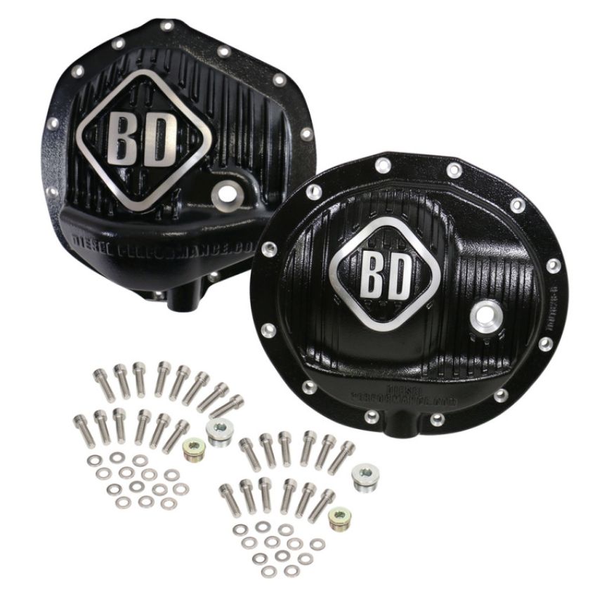 BD Diesel 1061829 BD Dodge Front & Rear Differential Cover Pack - 2500 2014-2018 / 3500 2013-2018