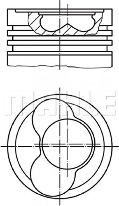 MAHLE 030 65 01 Engine Piston