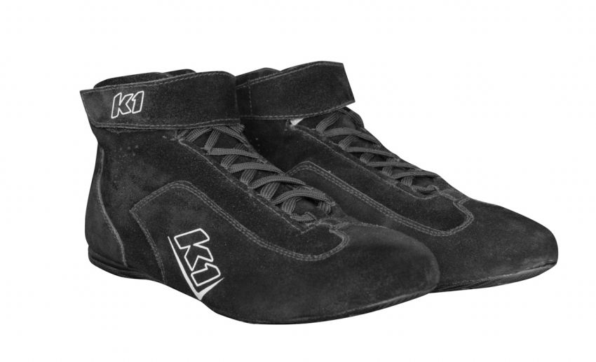 K1 RACEGEAR K1R24-CHL-N-7 Shoes Challenger Black Size 7 SFI 3.3/5