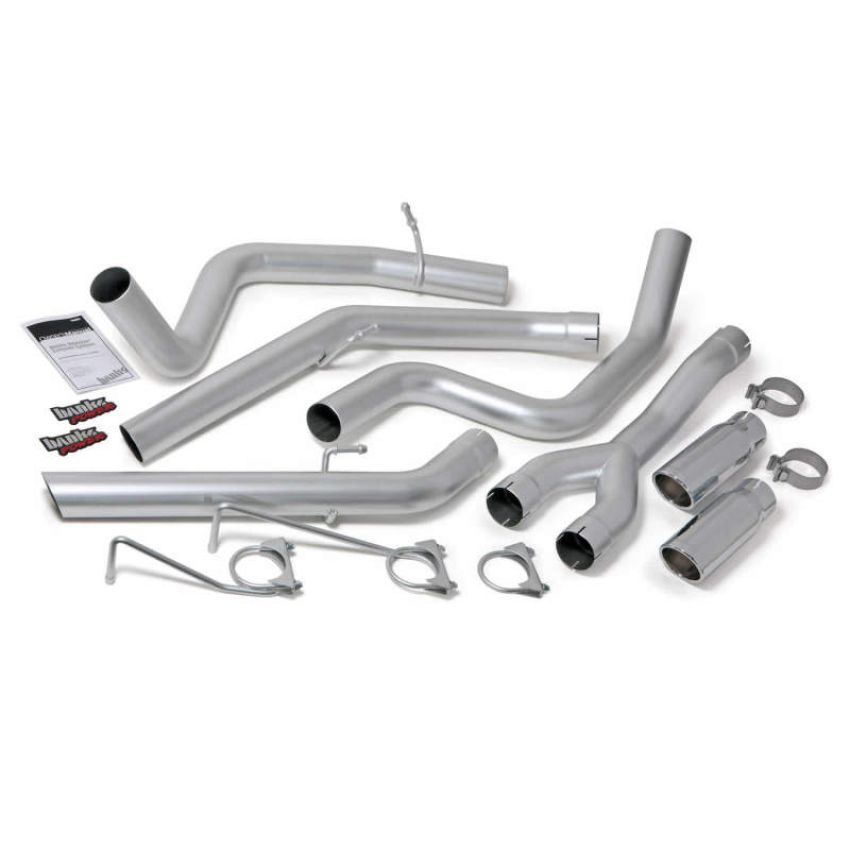 Banks Power 48602 14-15 Dodge Ram 1500 3.0L Diesel Monster Exhaust System - SS Dual Exhaust w/ Chrome Tips