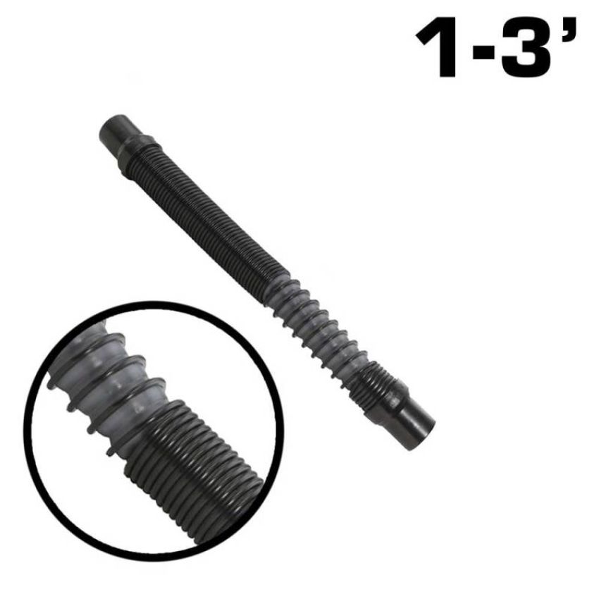 Rugged Radios MAC-X-HOSE-12 1 to 3 Ft MAC-X Expandable Ultra Flex Helmet Air Pumper System Hose by