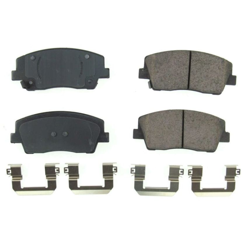 PowerStop 17-2117 PowerStop - Z17 Low-Dust Ceramic Brake Pads with Hardware