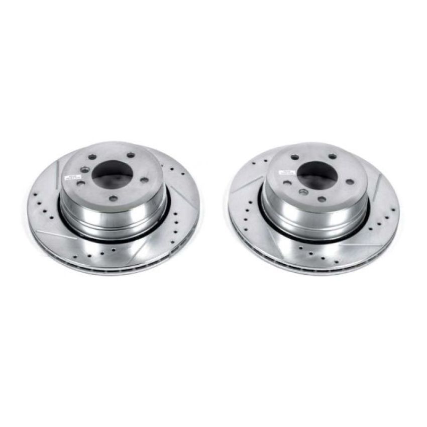 PowerStop EBR1022XPR PowerStop Evolution Performance Drilled, Slotted & Plated Brake Rotor Pair