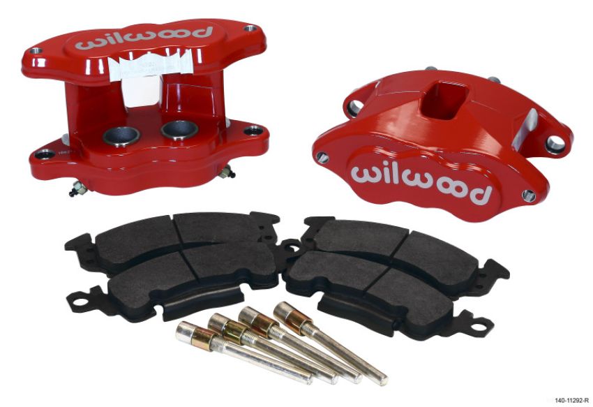 Wilwood 140-11292-R D52 Rear Caliper Kit - Red 1.25 / 1.25in Piston 1.28in Rotor
