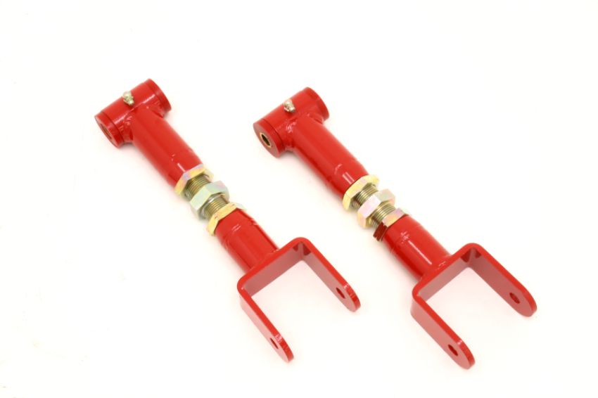 BMR Suspension UTCA002-1R Upper Control Arms, DOM, On-car Adjustable, Poly Bushings, Standard Length
