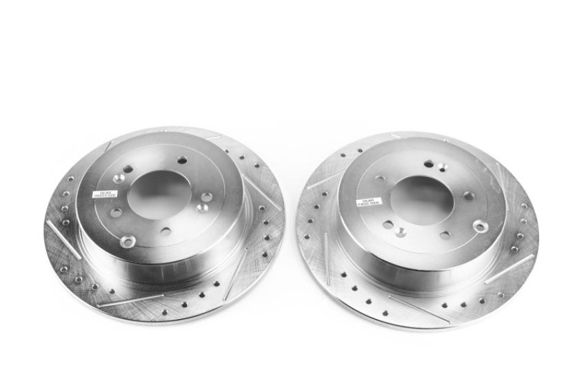 PowerStop JBR1731XPR PowerStop Evolution Performance Drilled, Slotted & Plated Brake Rotor Pair