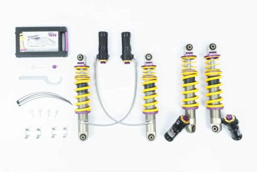 KW 3A711004 Coilover Kit V4 2010-2015 Audi R8 (42) V8 Including Spyder w/o Magnetic Ride