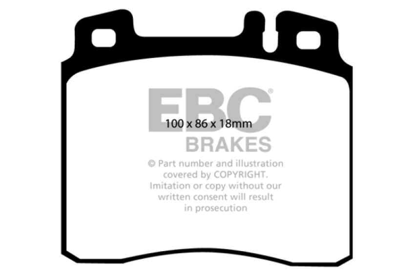 EBC Brakes DP3963C Redstuff Ceramic Low Dust Brake Pads