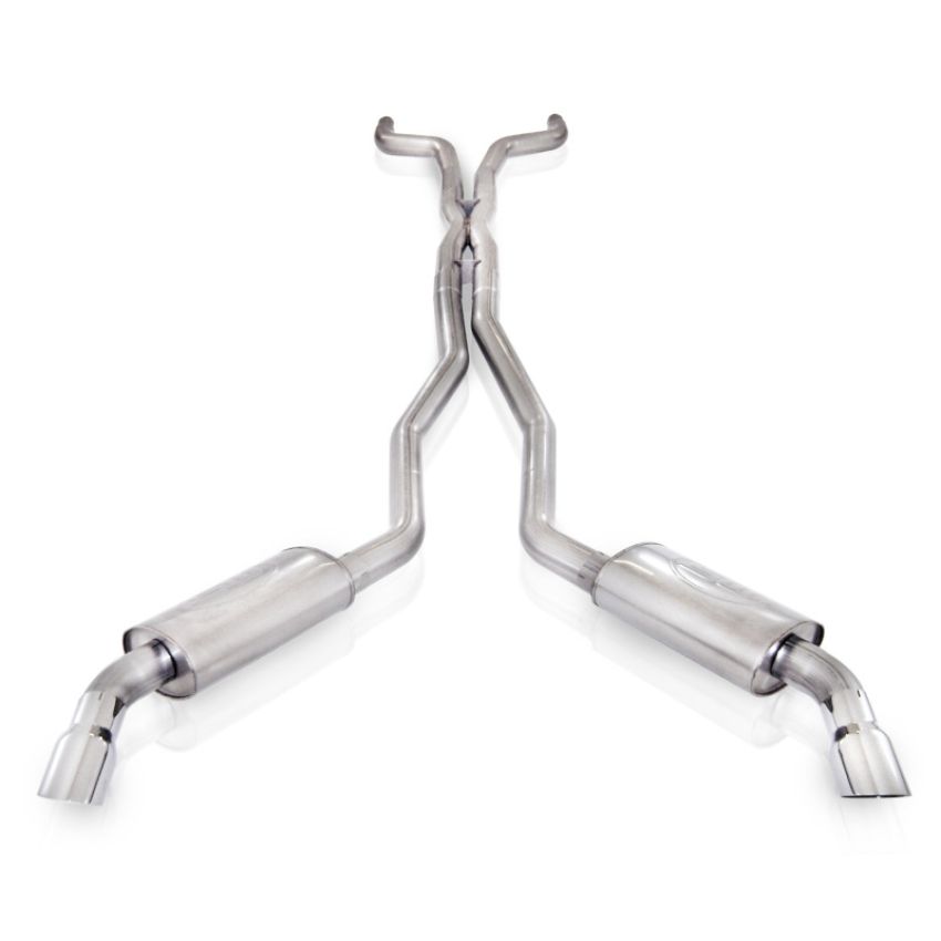Stainless Works CA10CBC 2010-15 Camaro 6.2L 3in Exhaust X-Pipe Chambered Turbo Mufflers Polished Tips
