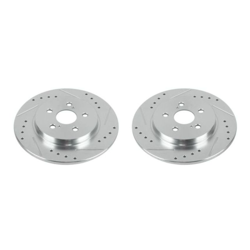 PowerStop JBR1560XPR PowerStop Evolution Performance Drilled, Slotted & Plated Brake Rotor Pair