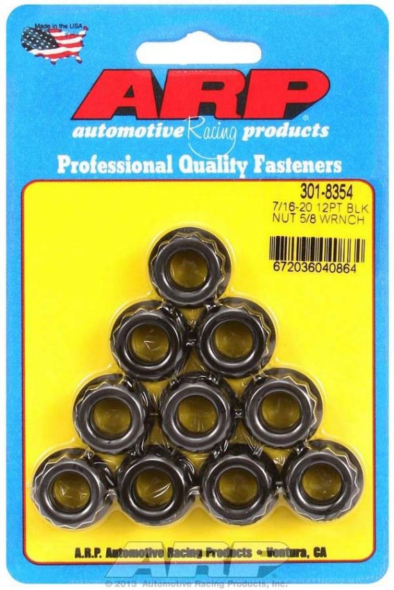 ARP ARP301-8354 7/16-20 12pt. Nuts (10)