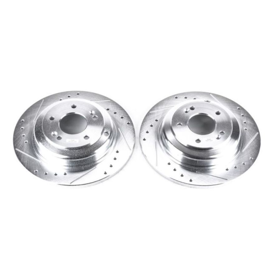 PowerStop JBR1530XPR PowerStop Evolution Performance Drilled, Slotted & Plated Brake Rotor Pair