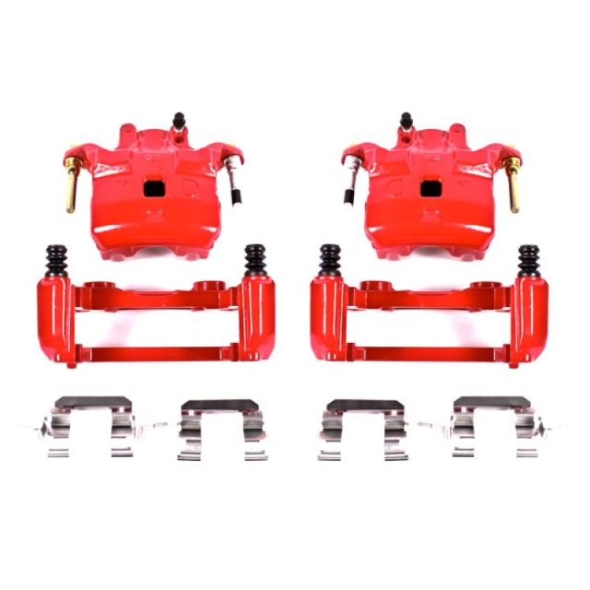PowerStop S2690A Red Powder Coated Calipers
