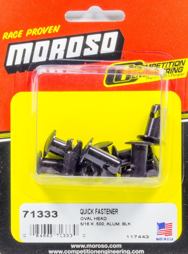 MOROSO MOR71333 Oval Head Quick Fastener 5/16 x .500