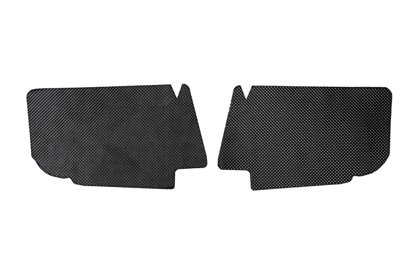 Corsa Performance AC010 Pair of black aluminum exhaust cavity rear wheel self-adhesive heat wrap