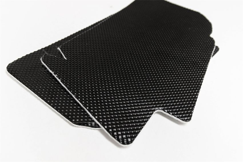 Corsa Performance AC010 Pair of black aluminum exhaust cavity rear wheel self-adhesive heat wrap