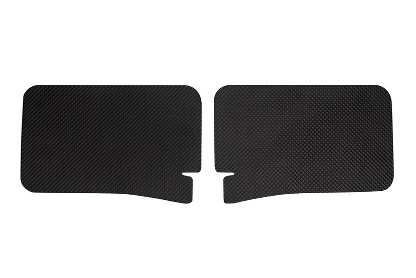 Corsa Performance AC012 Pair of black aluminum exhaust cavity rear wheel self-adhesive heat wrap
