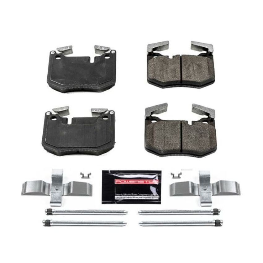 PowerStop Z23-1807 PowerStop - Z23 Daily Driver Carbon-Fiber Ceramic Brake Pads with Hardware Kit