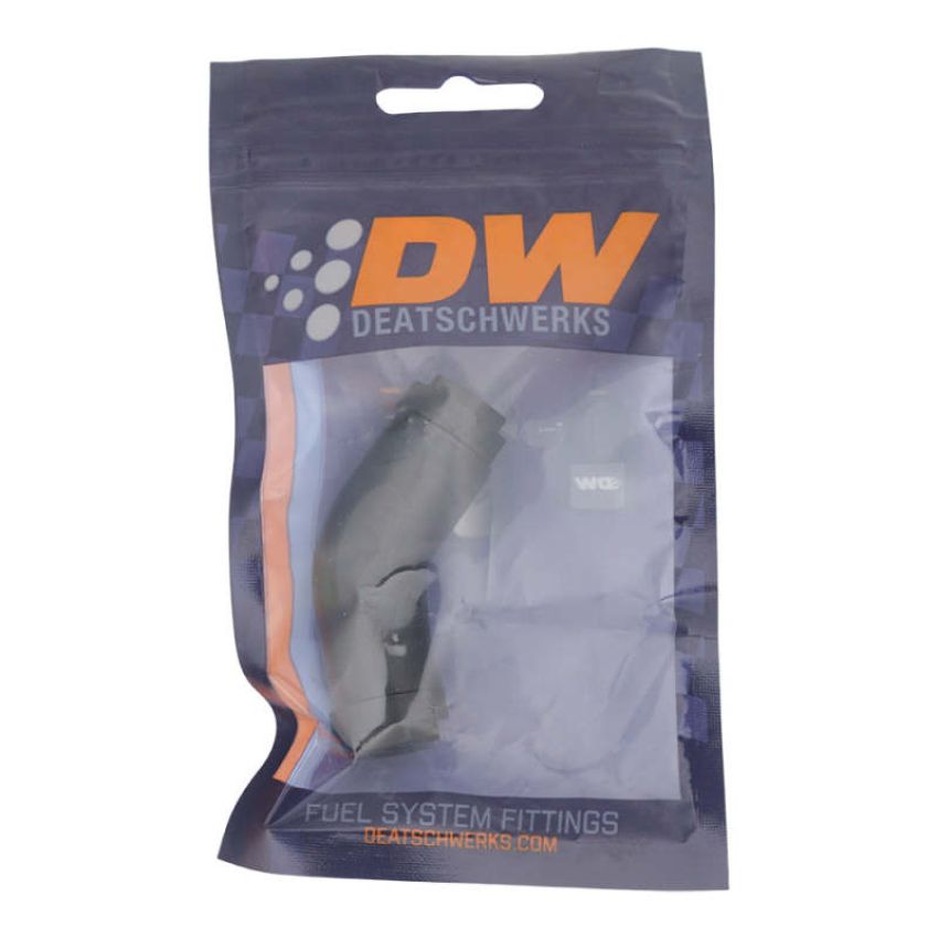 DeatschWerks 6-02-0137-B 3/8in Female EFI Quick Connect to 3/8in Female EFI Quick Connect - Anodized Matte Black