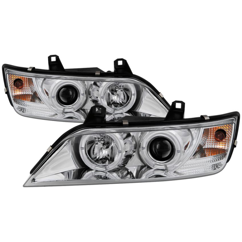 SPYDER 5009098 Projector Headlights - LED Halo - Chrome