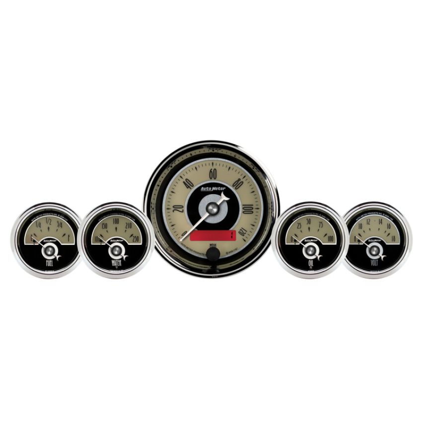 AutoMeter 1100 GAUGE KIT, 5 PC., 3 3/8