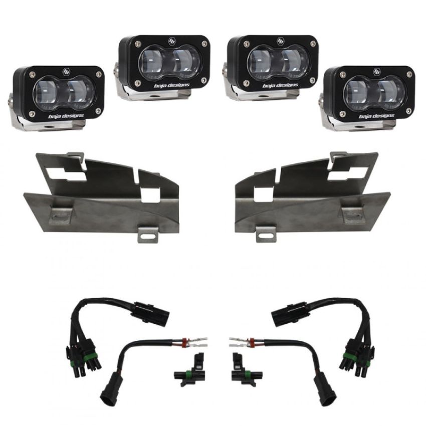 Baja Designs 448164 Dodge/Ram Dual S2 SAE Fog Pocket Light Kit