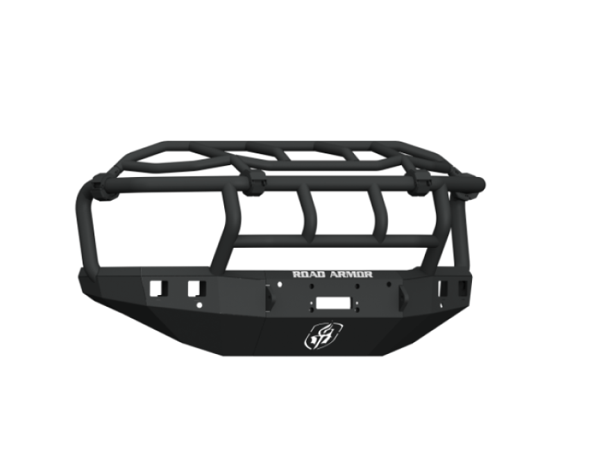 Road Armor 315R3B 15-19 Chevy 2500-3500 Stealth Front Winch Bumper w/Titan II Intimidator Guard - Tex Blkf