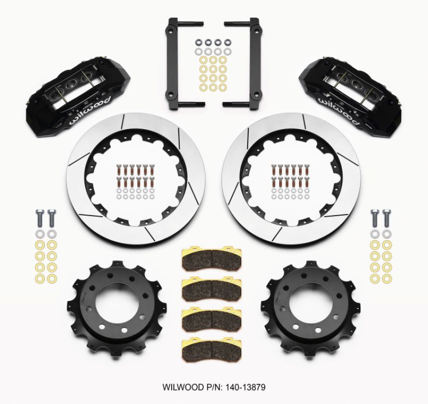 Wilwood 140-13879 TX6R Rear Kit 16.00in Black 1999-2010 GM Trk 2500 HD 4.84 Cntr