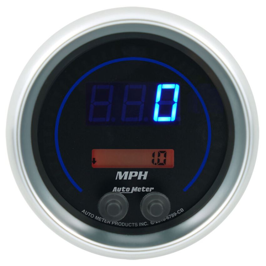 AutoMeter 6789-CB GAUGE, SPEEDO, 3 3/8