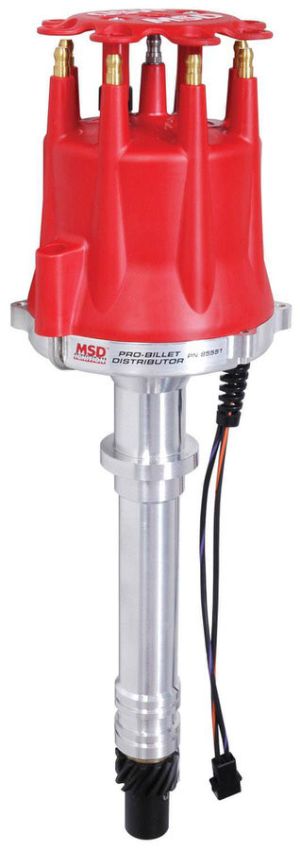 MSD IGNITION MSD85551 Chevy Dist. V-8  Billet w/Cap & Rotor