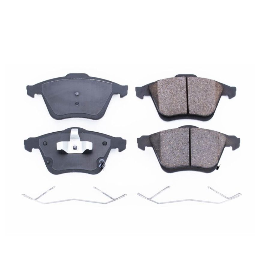 PowerStop 17-1186 PowerStop - Z17 Low-Dust Ceramic Brake Pads with Hardware