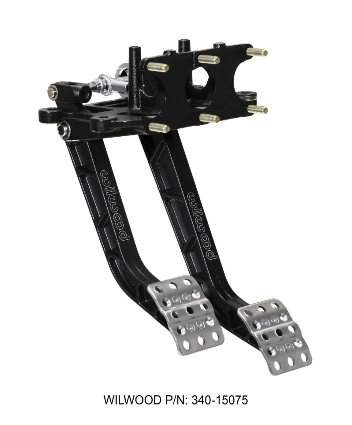 Wilwood 340-15075 Adjustable-Trubar Dual Pedal - Brake / Clutch - Rev. Swing Mount -6.25:1 Brake 5.1:1 Clutch