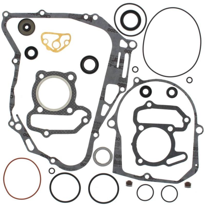 Vertex Pistons 811851 Vertex Gaskets 85-88 Yamaha YFM80 Badger Complete Gasket Kit w/ Oil Seals