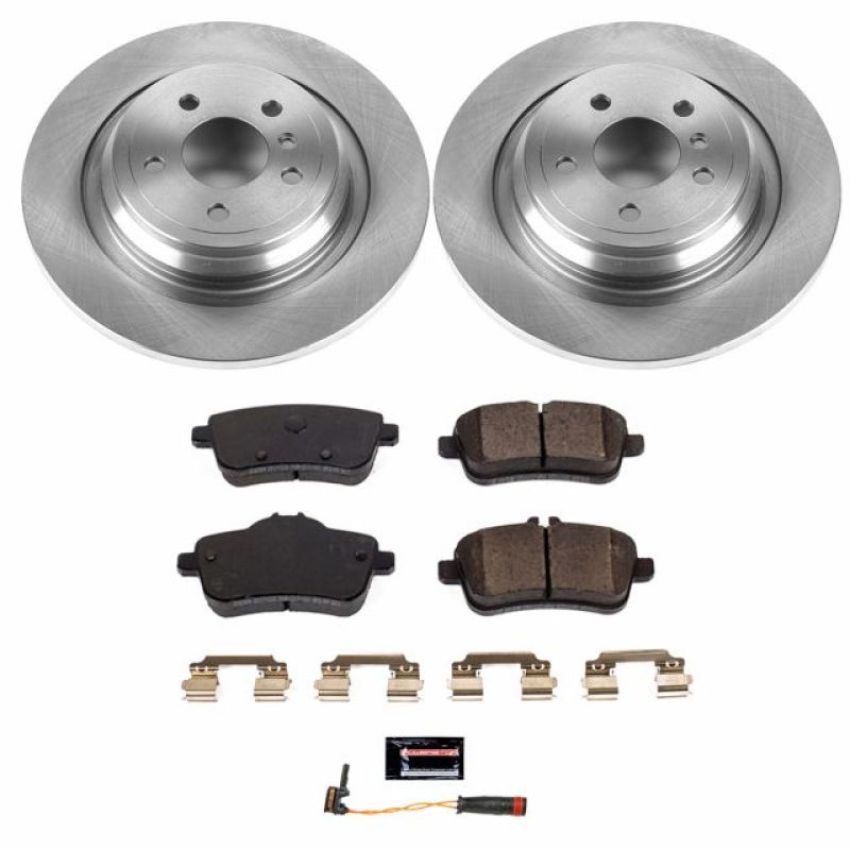 PowerStop KOE7440 OE Stock Replacement Low-Dust Ceramic Brake Pad and Rotor Kit
