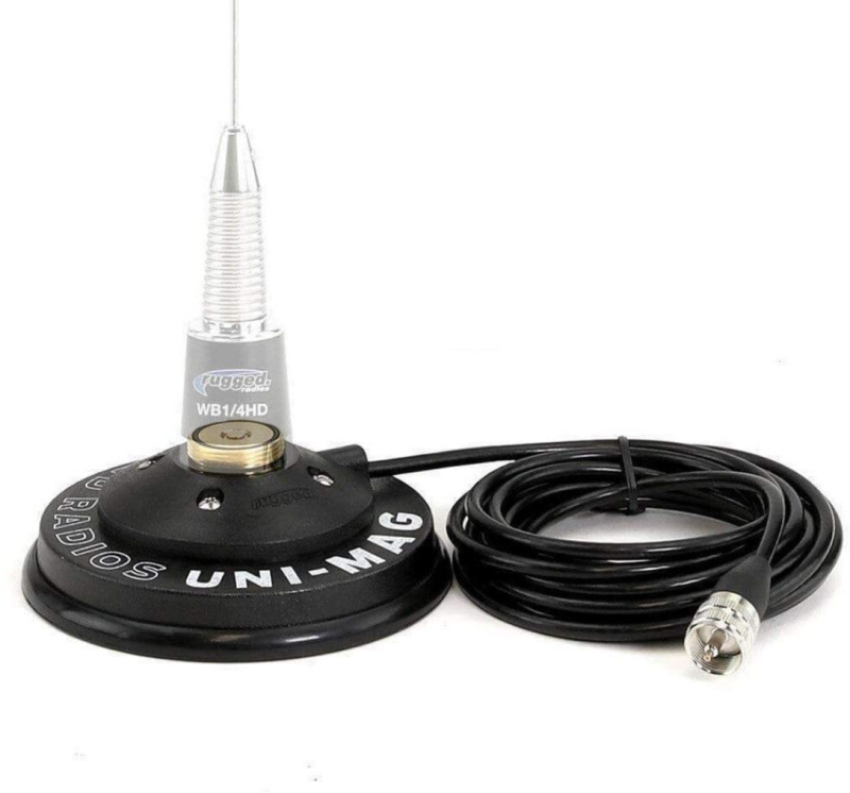 Rugged Radios UNI-MAG UNI-MAG Universal NMO or Magnetic Antenna Mount