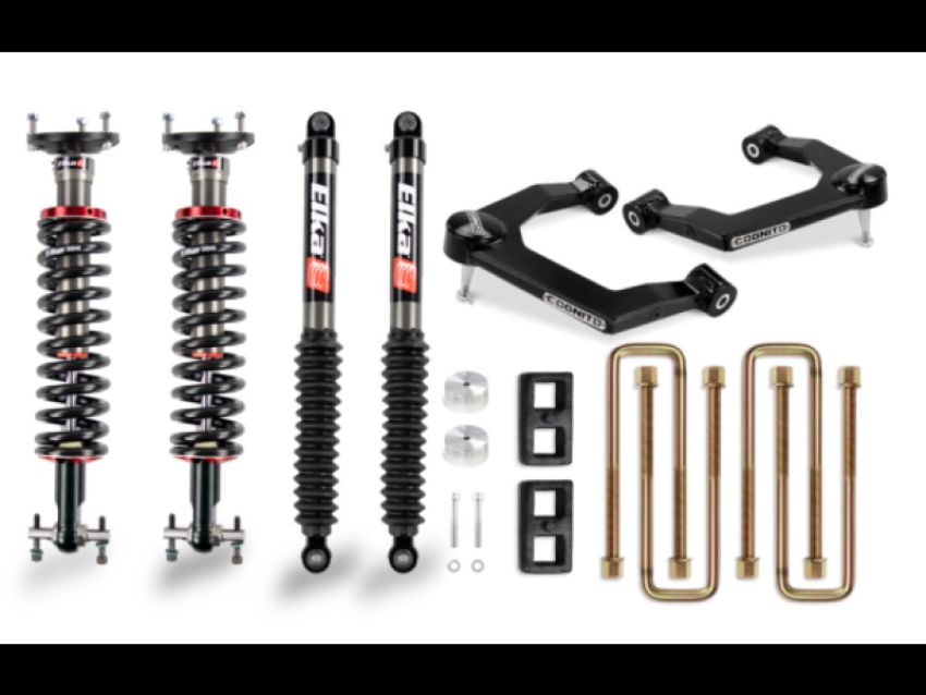 Cognito 210-P1137 19-24 Chevy/GMC Silv/Sierra 1500 2WD/4WD 3in Perf Leveling Lift Kit w/ Elka 2.0 IFP Shocks