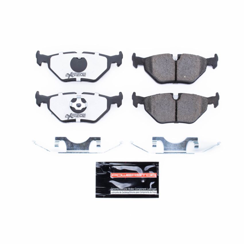 PowerStop Z26-396 PowerStop - Z26 Performance Carbon-Fiber Ceramic Brake Pads with Hardware Kit