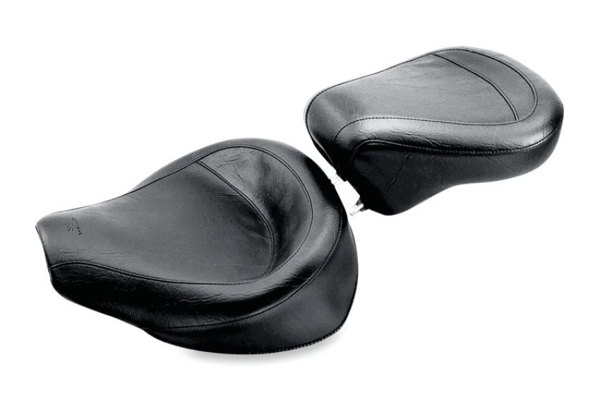 Mustang Motorcycle 75756 Mustang 58-84 Harley FX/FL Wide Touring Solo Seat - Black