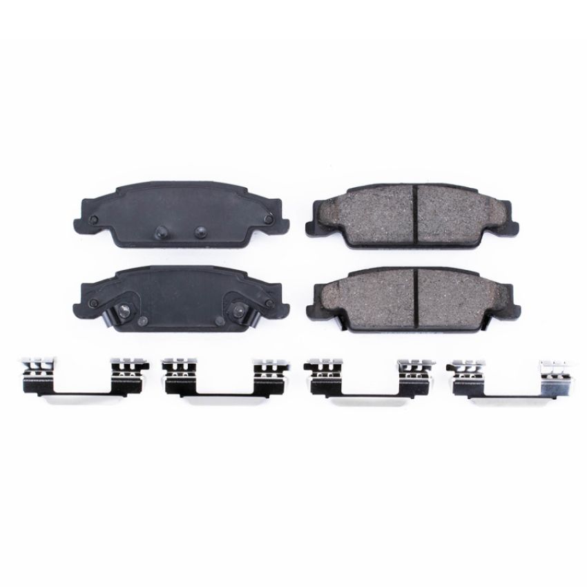 PowerStop 17-922 PowerStop - Z17 Low-Dust Ceramic Brake Pads with Hardware